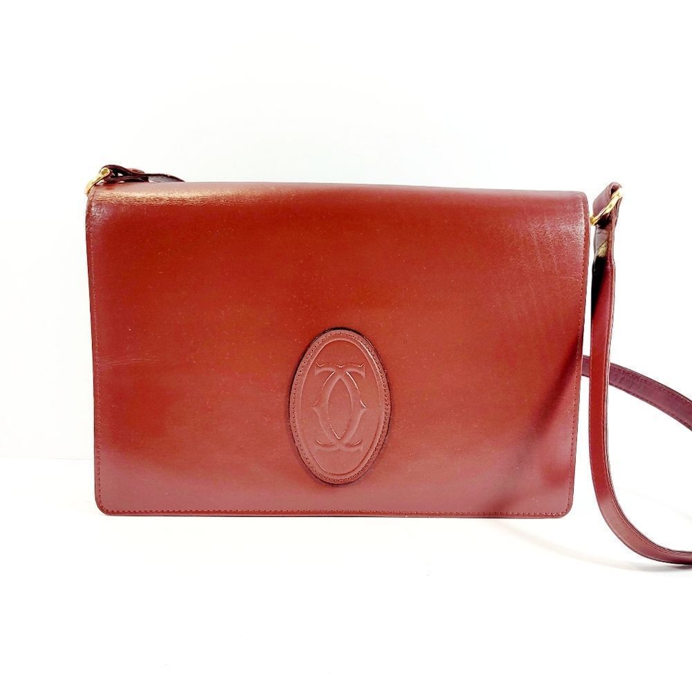 Cartier Leather Shoulder Bag
